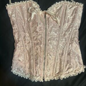 Spirit Pink Lace Crop Top